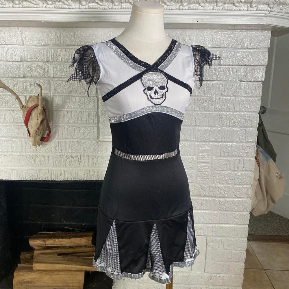 Y2k gothic cheerleader costume